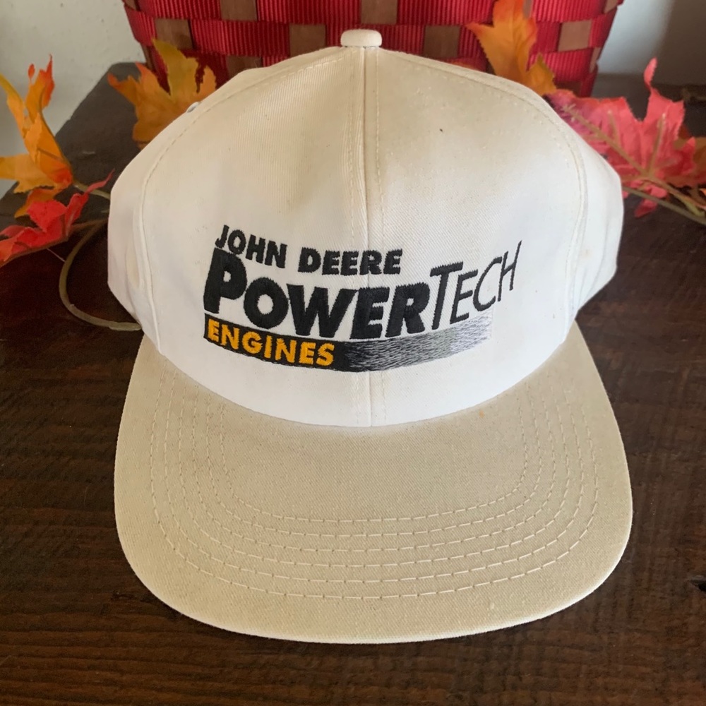 Vintage John Deere powertech engines hat. NWT